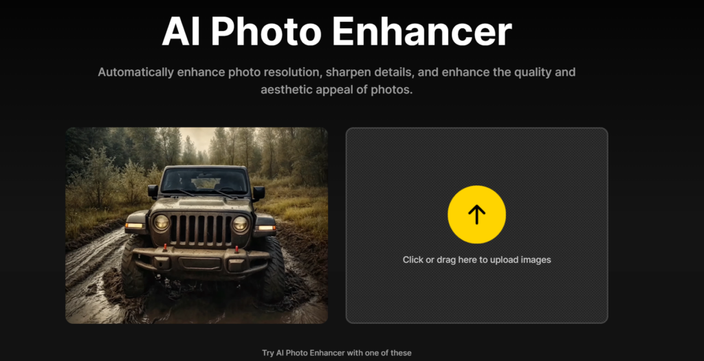 Dzine's AI Photo Enhancer